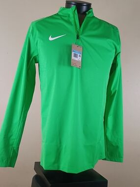 Nike Mens Storm-FIT Soccer Drill Green Quarter Zip FD7587-329 - NWT Medium $105